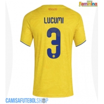 Camisa de time de futebol Colômbia Jhon Lucumi #3 Replicas 1º Equipamento Feminina Mundo 2026 Manga Curta